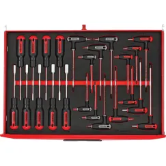 23pc MD Hex/Tx T-Handle & Nut Driver Set (EVA)